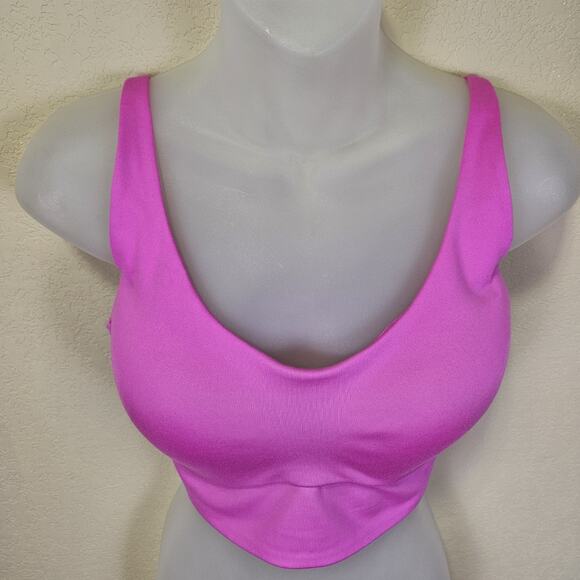 Victorias Secret Allegro Sport Bra Womens 36D Pink Berry Medium Support Wireless - Picture 6 of 15